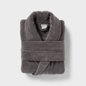 Threshold Gray Plush Robe